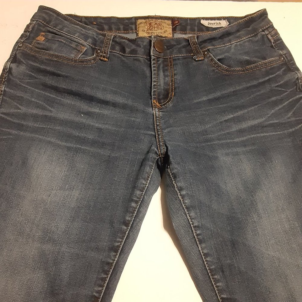 Dear John Women's Joyrich Comfort Skinny Blue Denim Jeans Size 29